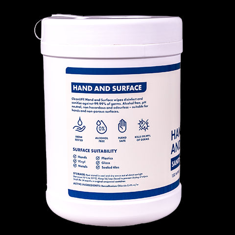 Hand and Surface Wipes | 150 Wipes