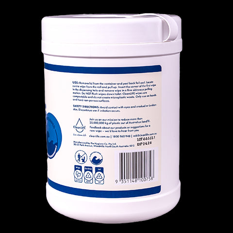 Hand and Surface Wipes Canister